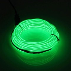 Neon LED Light Glow EL Wire String Strip Rope Tube Decor Car Party + Controller