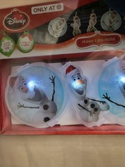 NEW Disney Exclusive Frozen Olaf Holiday Light String Snowman (11.15ft long)