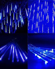 Christmas Lights Outdoor UL Listed Blue Falling Rain Drop Meteor Shower IP65 …
