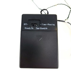 (Set of 2) 60 Mini LED Thin Wire String Fairy Lights Battery Operated Christmas