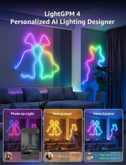NEW N1 AI Smart RGB Rope Lights Music Sync App Control WiFi Bluetooth LED Strip