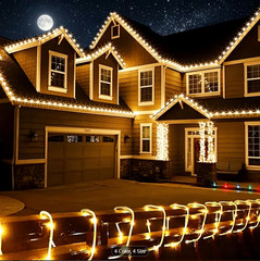Rope Solar String Lights Outdoor Waterproof Fairy Fence Lights Garden Deco100LED
