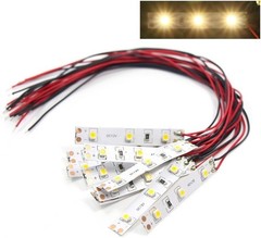 Self-Adhesive 10-Piece LED Strip Lights – Perfect for Miniature Illumination