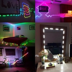 LED Lights for Store Front Window Advertising with Remote Control & Power Supply