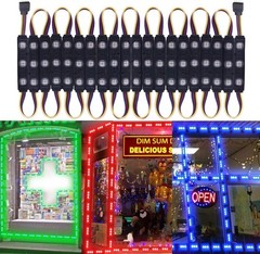 20-1000Pc RGB 5050 3 LED Module Light Injection Storefront Sign Lamp Waterproof