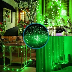 100-400 LED Solar Fairy Lights Xmas Garden Outdoor Party Decoration Christmas