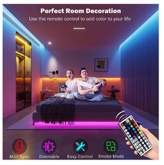 RGB Led Strip Lights 5m 10m 20m 30m Led Room Light with APP Control