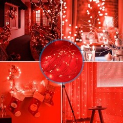 Outdoor Solar Fairy String Lights Copper Wire Waterproof Garden Decor 100/200LED