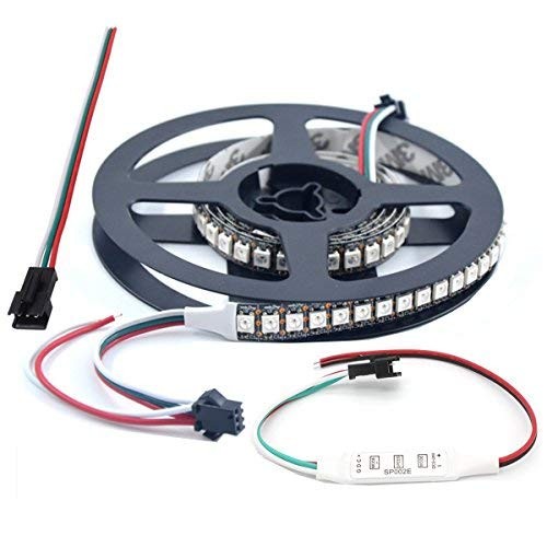 WESIRI WS2812B LED 3.2ft 144LEDs Non-waterproof IP30, RGB (Red, Green, Blue)