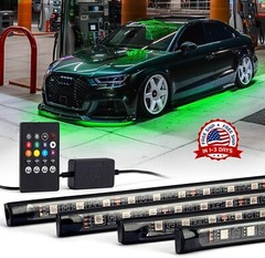 Luces Led De Colores Para Autos Iluminación Multicolor Debajo De La Carrocería