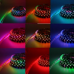 WS2811 WS2812B LED Pixel Strip Light RGB 5050 30/60/144led/m ip30/65/67 5v 12v