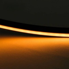 Black Surface Silicone LED Neon Strip Lights 10*10mm 12V / 24V Dotless Light