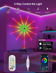 Smart Firework LED Lights, RGB Dream Color LED Lights for Bedroom, LED Strip Lig