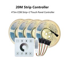 COB Running Water Flowing LED Strip Light WS2811 24V With RF Touch Controller