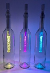 Pack of 2 LED Light Sticks for Wine Bottles Lamps Christmas Decorations 7 Colors