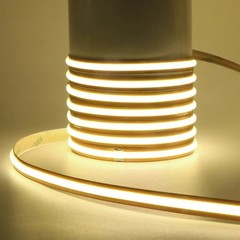 16FT COB Free Cut LED Strip Light 528leds/m 8mm 12V 24V Flexible Tape DIY Design