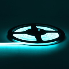 Super Slim 3mm Width COB Tape Lights Ice Blue Color 12V LED Light Strip 480LED/m