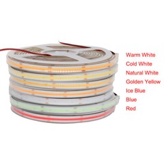 16.4ft 384LEDs/m Waterproof COB LED Strip Lights IP68 Outdoor Boat Cars Lighting
