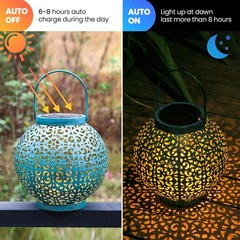 4 Pack Solar Light Replacement Top, Replacement Solar Light Parts for Lantern (T