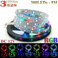 32.8ft RGB LED Strip Light Kit 600 LEDs Adhesive LED Tape Light for Home Decor