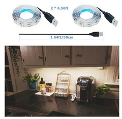 USB LED Strip DC 5V 2835 White Warm White TV Background Lighting Flexible Tape