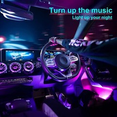 Car Party Neon LED Light Glow EL Wire String Strip Rope Tube Decor + Controller