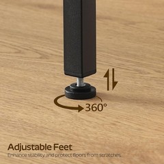 Smart LED Suspended Bar Table W/ Remote Control & Stability Kit Small Spaces New