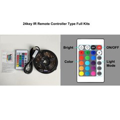 1-5M 5V USB 5050 RGB Color Changing LED Strip Lights TV PC Back Light Controller