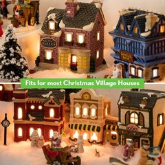 6Ft Christmas Village Lights Cord with On/Off Switch Holiday Craft Decorations