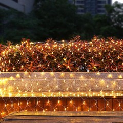 800 LED Fairy String Lights Home Net Curtain Mesh Christmas Party Wedding Decor