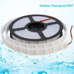 High Brightness SMD2835 Three Row 360Leds/m 12V 24V Waterproof Flexible Led Tape