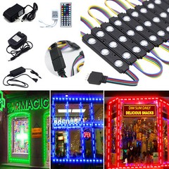 10ft-200ft RGB SMD 5050 3 LED Injection Module Light Club Bar w/Interface DC 12V