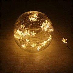 5m STARS Fairy Lights for Bedroom String USB Powered Adapter Party