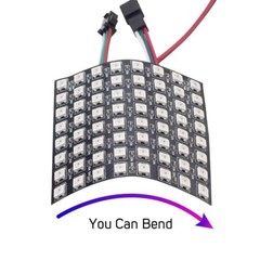 WS2812B LED Pixel Strip Light Advertising Display Panel Digital Flexible Screen
