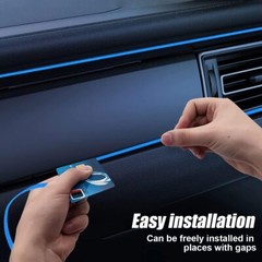 Neon LED Lights Glow EL Wire String Strip Rope Tube Decor Car Party + Controller