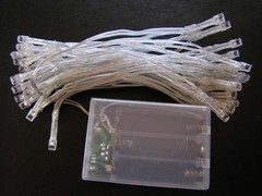 2x 5m/40 LED String Fairy Lights Battery Operated Wedding Anniversary Decoration