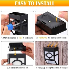 CLAONER LED Solar Hang Light Flickering Flame Lantern Outdoor Garden Decor Lamp