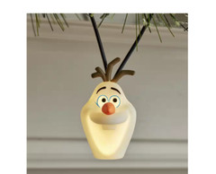 7 ft. Musical Olaf Face Battery-Operated Lights (1-set)