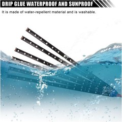 Bright 6PCS LED Underglow Strip Lights – Perfect for Cars & Boats – Easy Install
