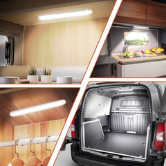 4Pack 120-LED Interior Light Bars – 2800LM 28W 6000K for RV/Camper Light Strips