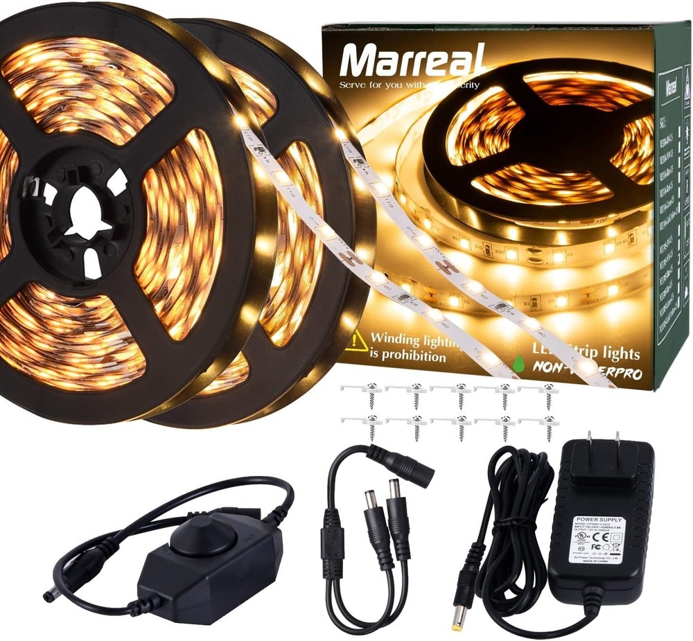 40Ft Daylight White Led Strip Lights 12V Dimmable Flexible Led Tape Light – #450