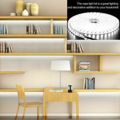 110V LED Strip Light 5050 SMD Waterproof IP67 Home Outdoor Lighting Rope+US Plug