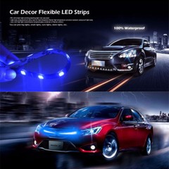6~18PCS 12V 12″ 1FT 15SMD Flexible LED Strip Light Waterproof For Car Truck Boat