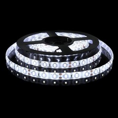 16FT Super Bright Cool White 6000K 5630 SMD 300 LED Strip Lights Flexible DC 12V