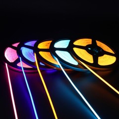 COB LED Light Strip Thin 4mm LED Strip 12V Flexible Tape Lights For Car Home