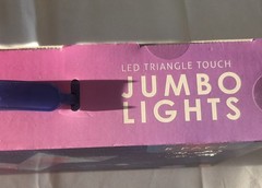 LED Triangle Touch Jumbo Wall Lights 5 Pack 16 RGB Light Colors W/ Remote