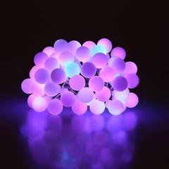 50 LED String Fairy Lights Color Changing Waterproof Round Ball Blubs Party Lamp