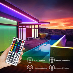 Waterproof Led Lights for Bedroom, 32.8Ft (2 Rolls of 16.4Ft) Led Strip Lights,