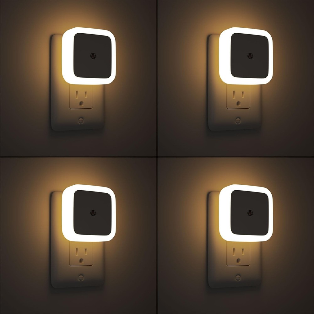 Sujeet Night Light, Night Lights Plug into Wall 4-Pack, Nightlight Plug in Ni…