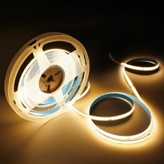 COB LED Strip Lights Warm White 3000K,16.4ft 12V High CRI 95Ra+ Super Bright,…
